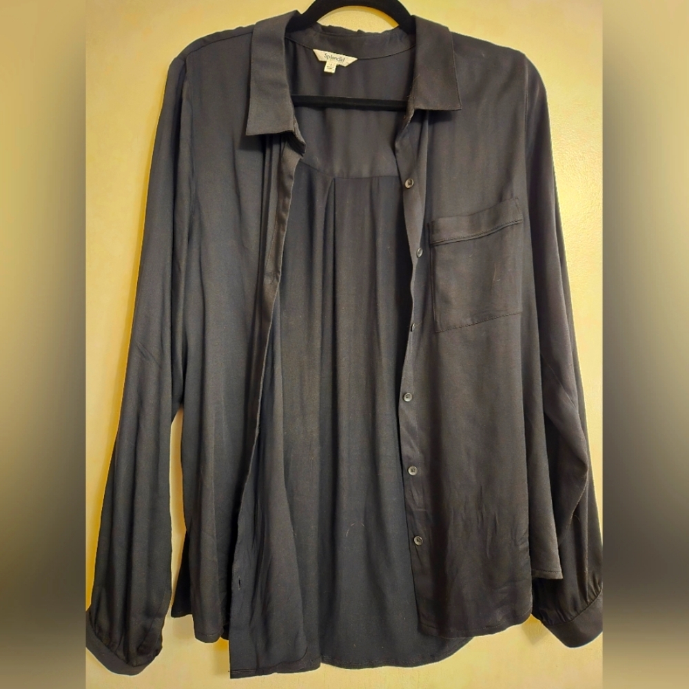 BLACK Splendid "Chelsea" blouse, Size L